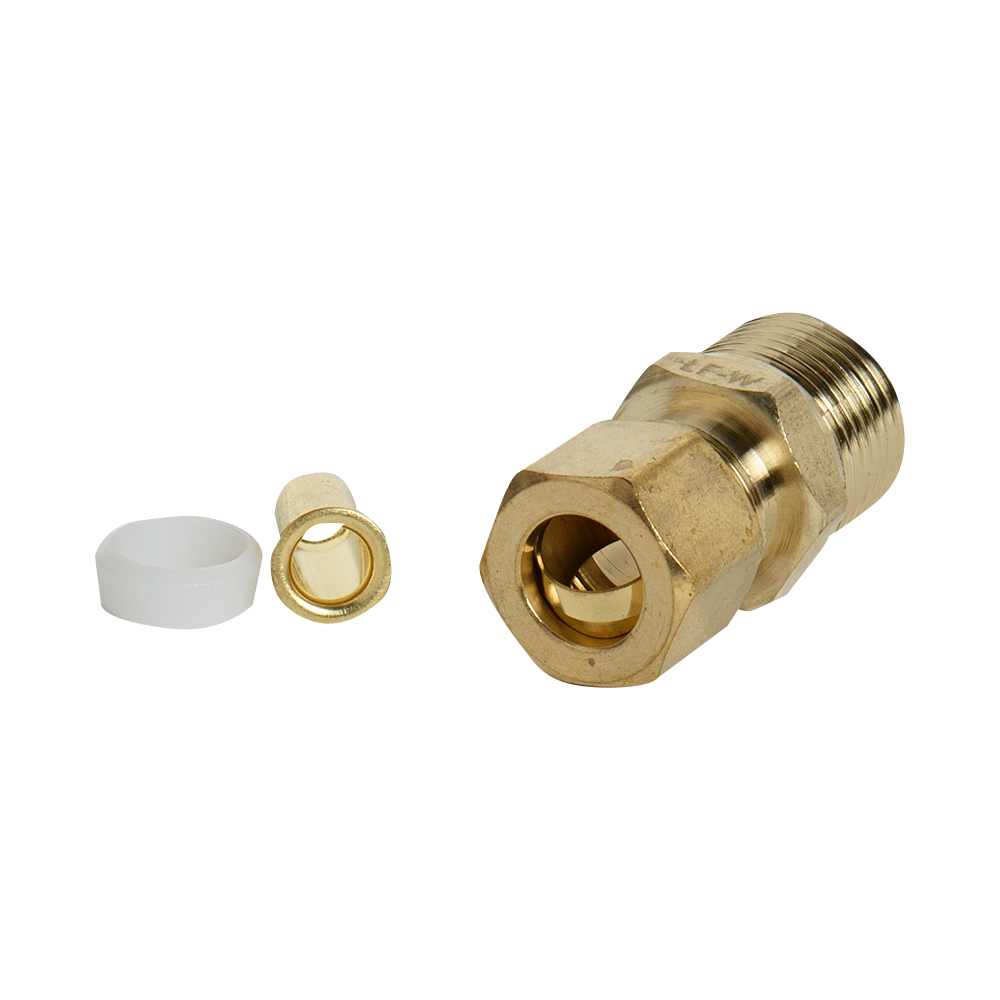 Brass Coupling 3/8 in. Comp