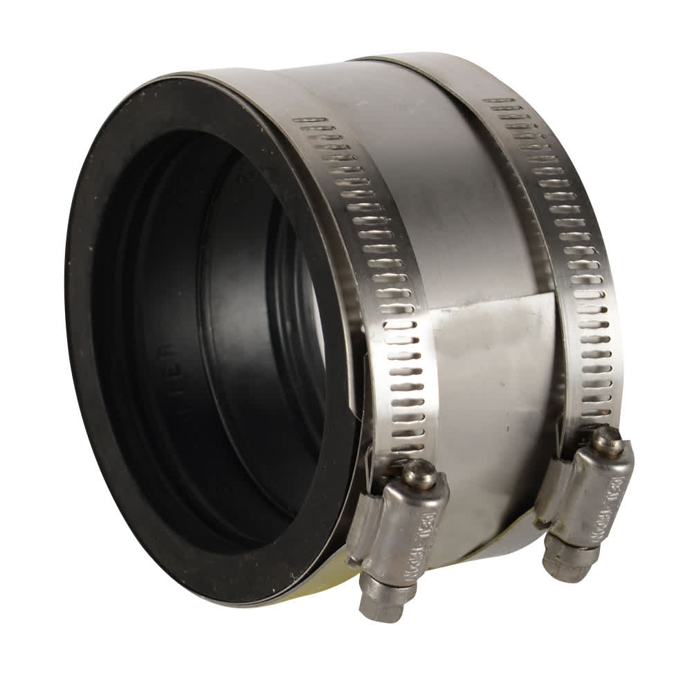 Joint d'étanchéité MJ en caoutchouc fonte-cuivre  3 po (F x F)