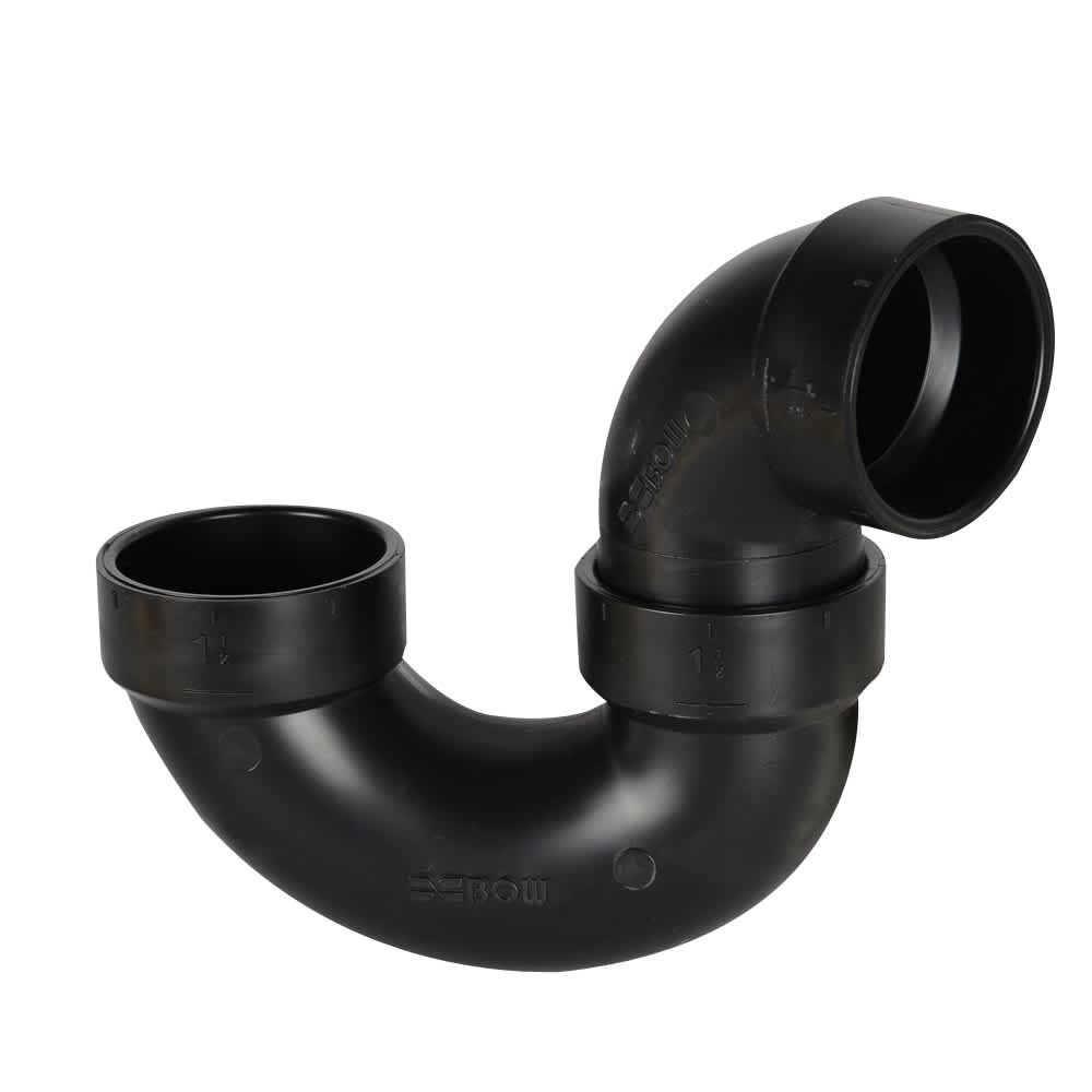 Siphon en P ABS 1 1/2 po