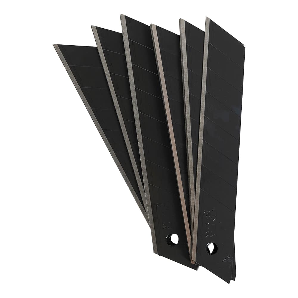 Black Snap-Off Utility Blades LBB-50B - 18 mm Pkg/50
