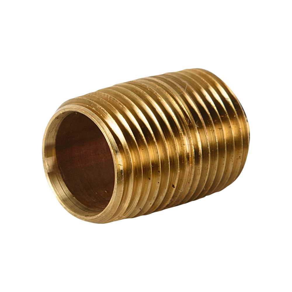 Close Brass Nipple 1/2 in.