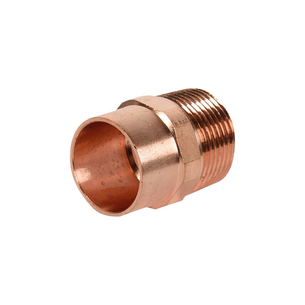 Copper Adapter 1 in. SO x 1 in. MPT
