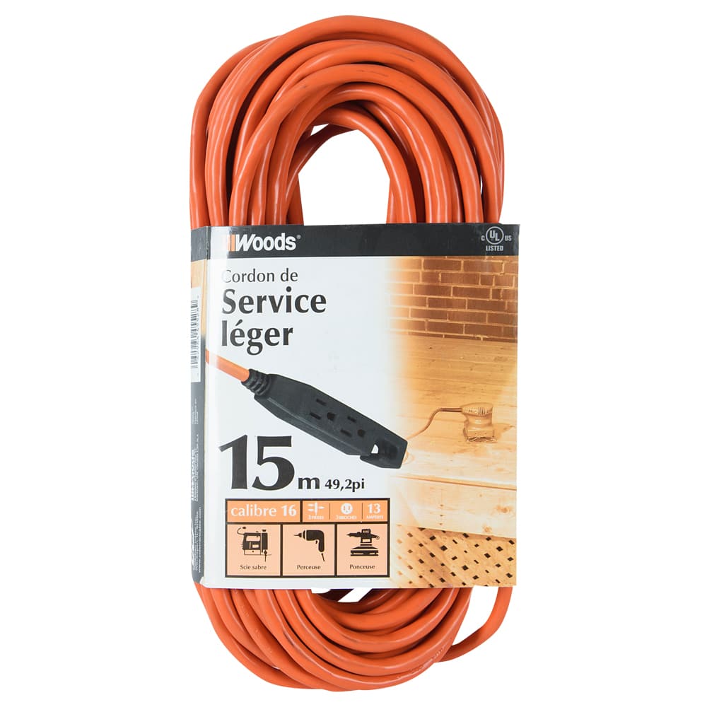 Rallonge électrique d'extérieur 15 m