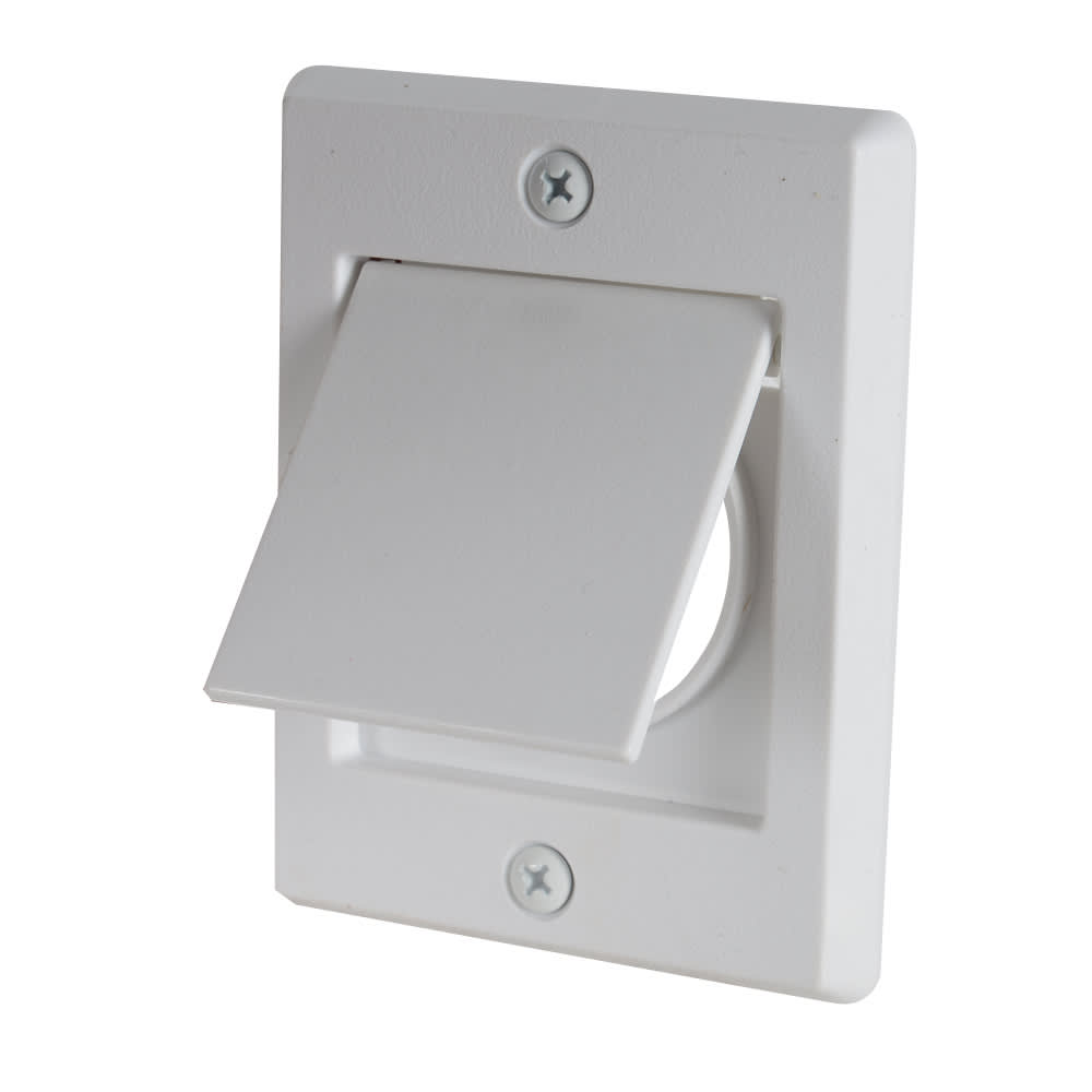 Plaque d'évacuation extérieure ABS pour aspirateur central