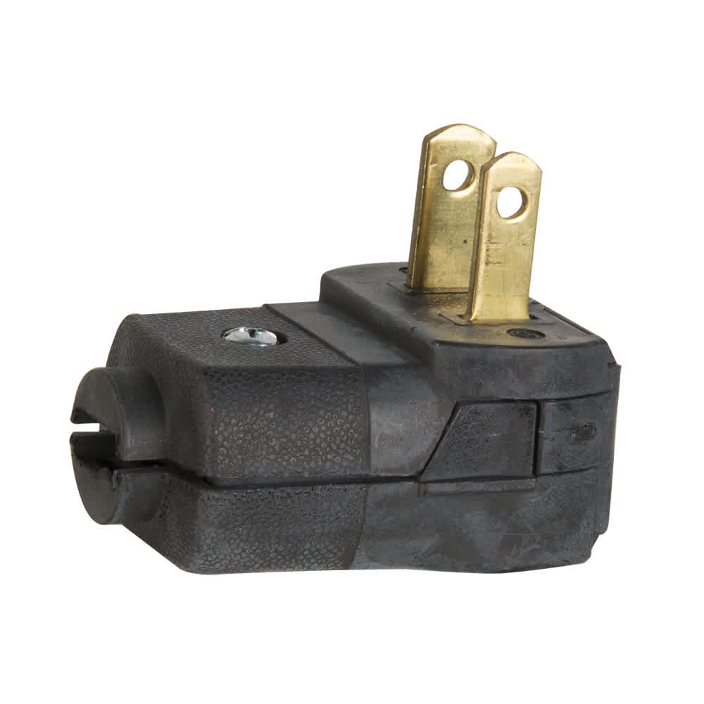 Fiche électrique coudée