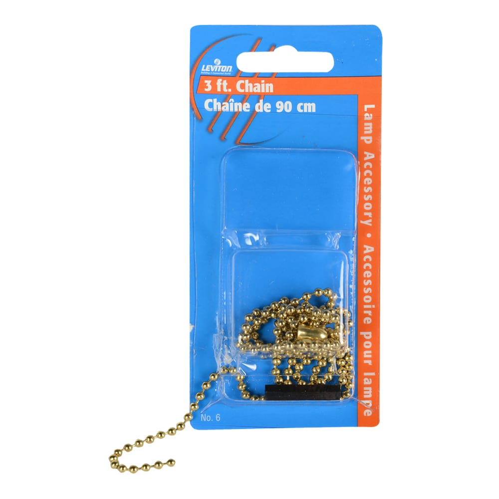 Chaîne de lampe 36 po laiton