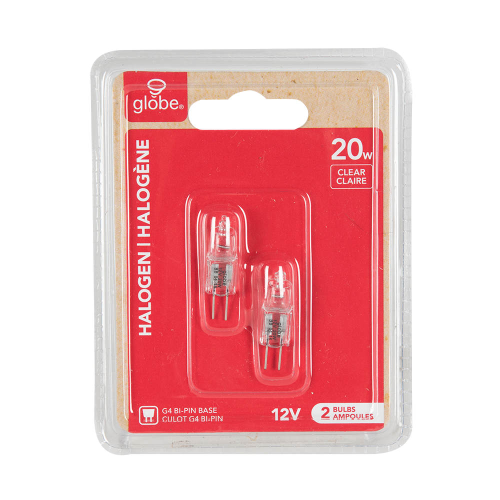 T3 Halogen Light Bulbs 20 W Pkg/2