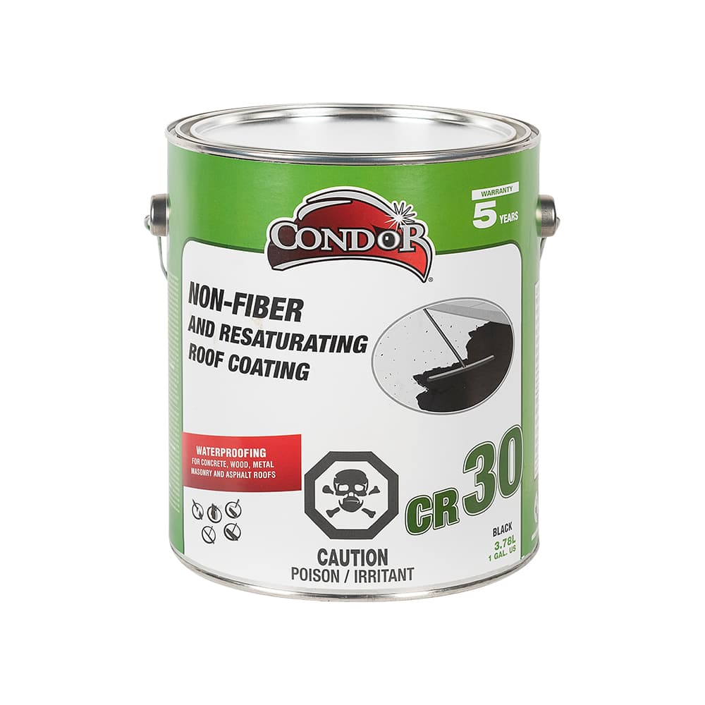 Enduit à toiture non fibreux noir 3,78 L