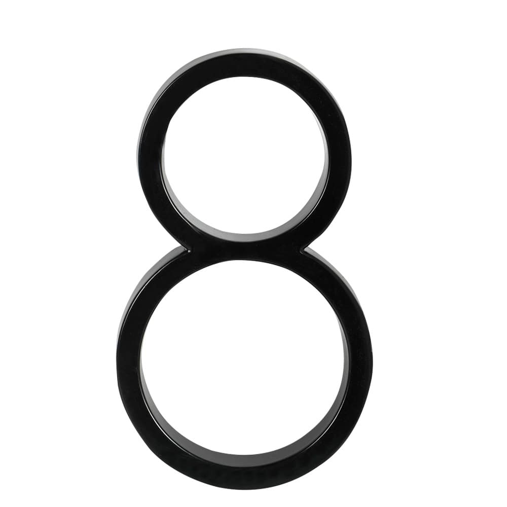 Distinction Number 8 Zinc Black 5 in.