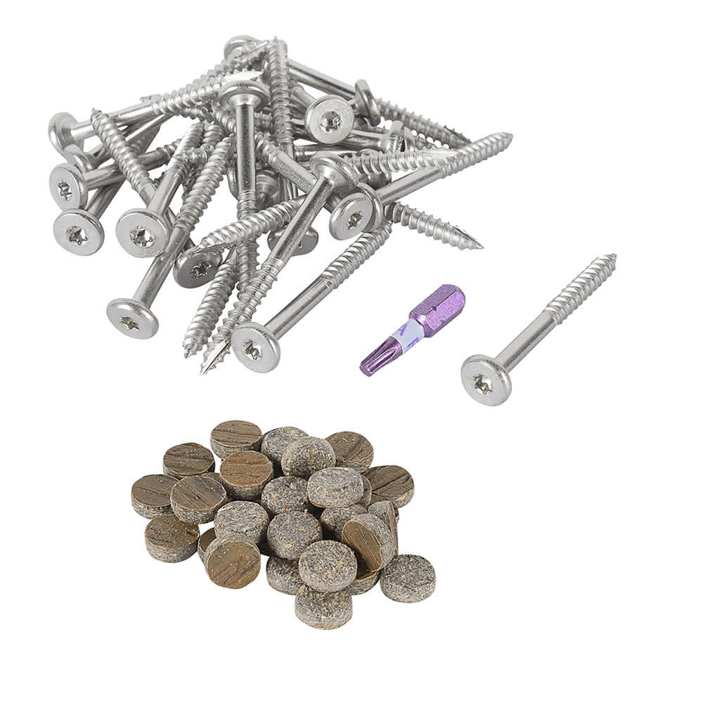 Vis et bouchons pour fascia composite Pro Plug Trex Clam Shell 1 7/8 po Pqt/100