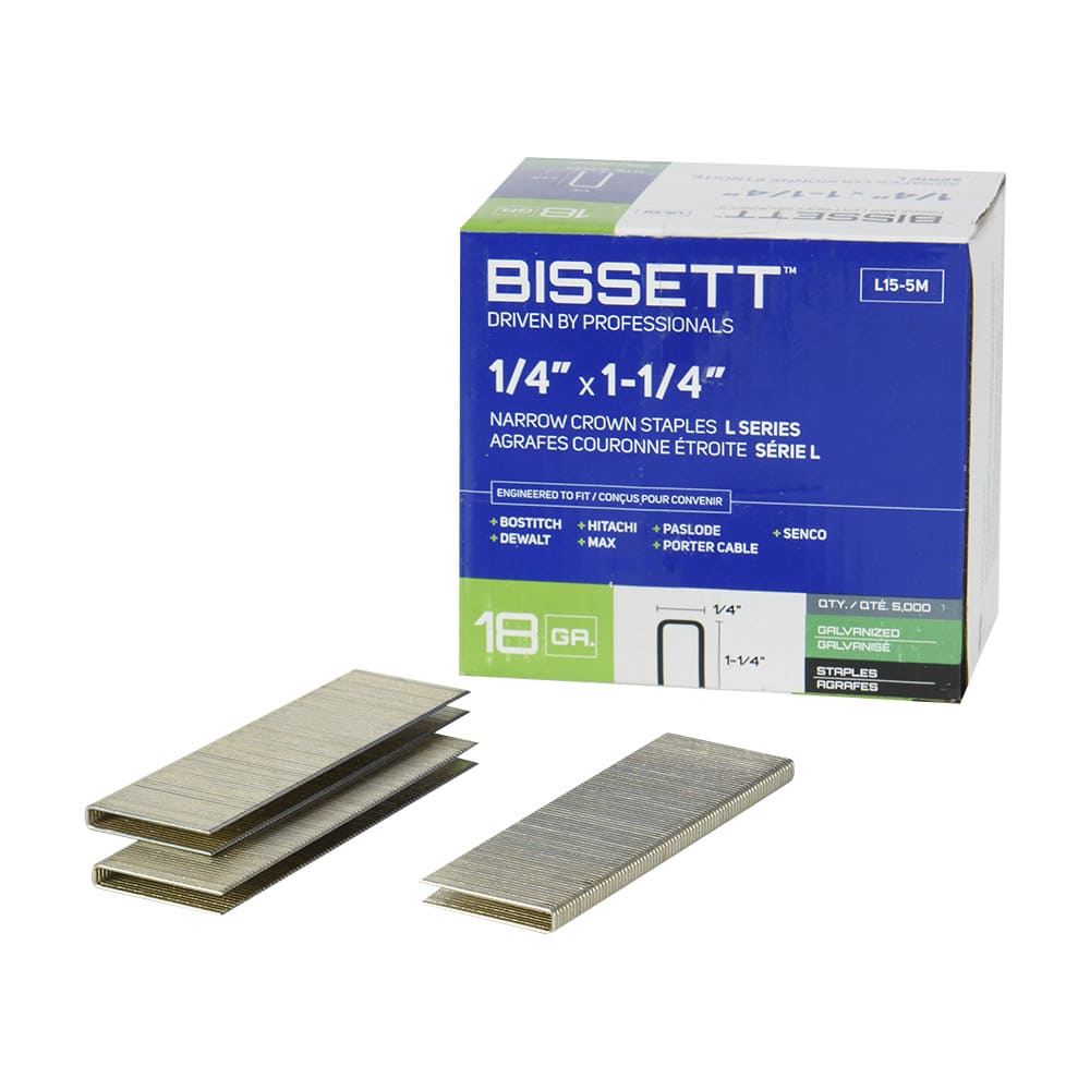 Agrafes couronne 1 1/4 po n° 18 Pqt/5 000