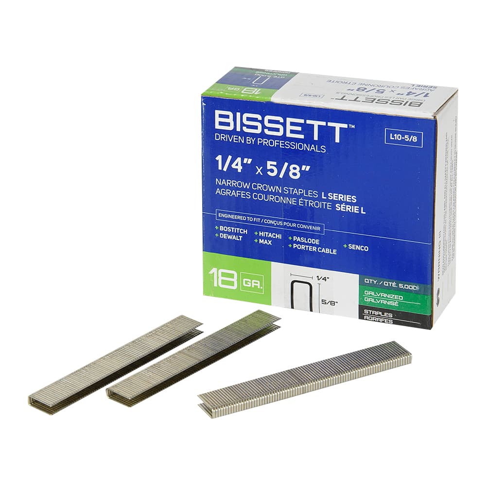 Agrafes couronne 5/8 po n° 18 Pqt/5 000