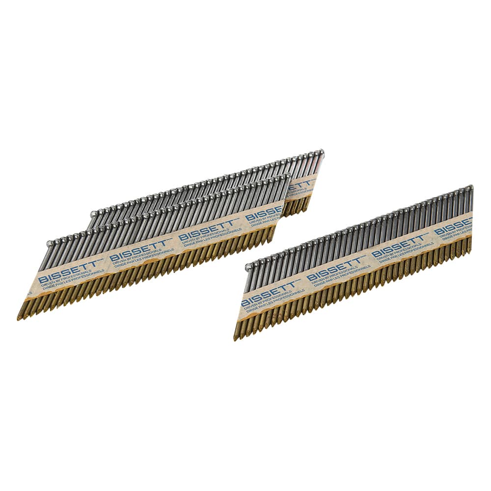 Clous à charpente brillant en bande 2 3/8 po 33° Pqt/1 000