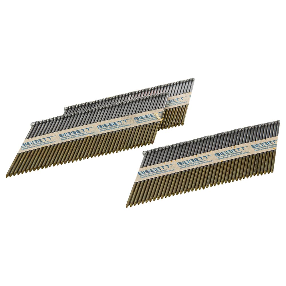 Clous à charpente brillant en bande 3 1/4 po 31° Pqt/1 000