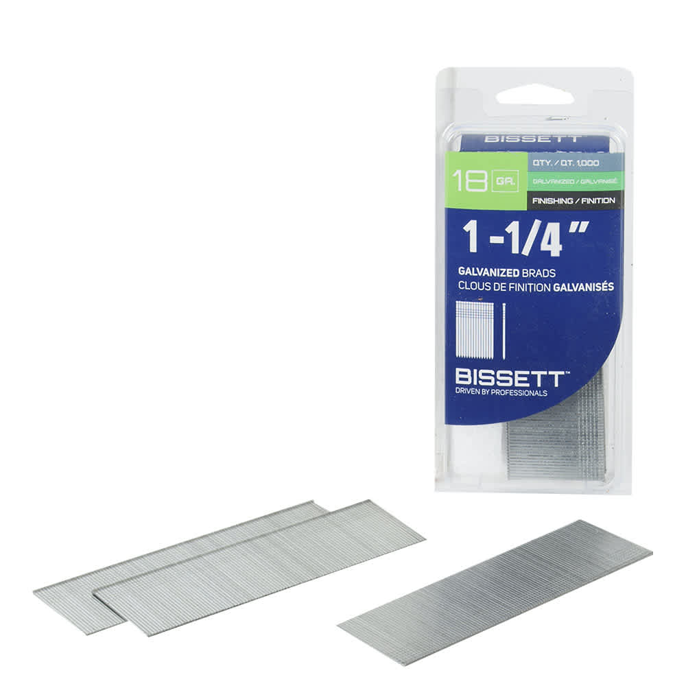 Clous à finir en bande 1 1/4 po n° 18 Pqt/1 000