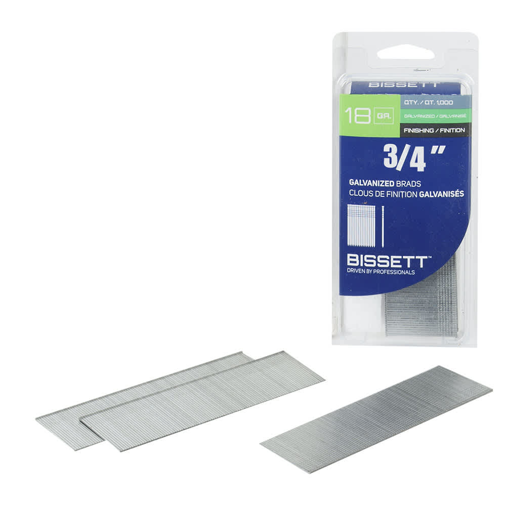 Clous à finir en bande 3/4 po n° 18 Pqt/1 000