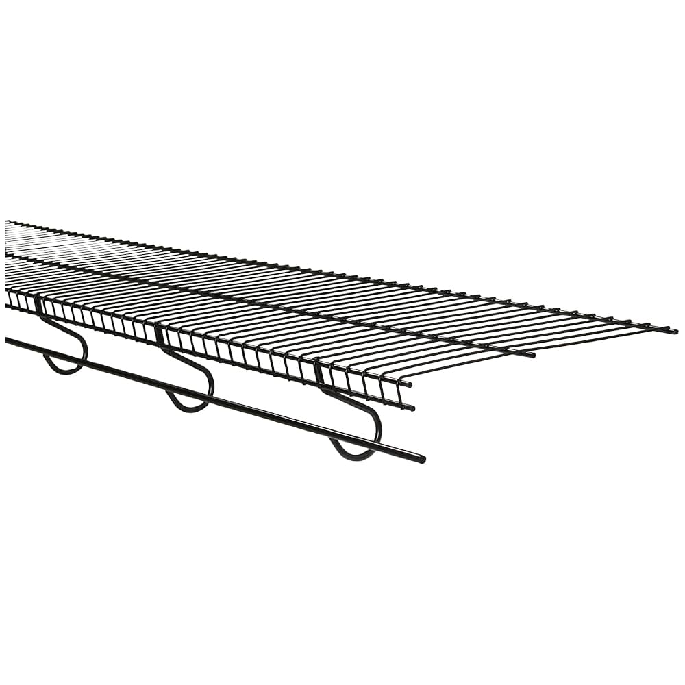 Tablette grillagée portemanteau Perma-Slide 12 po x 6 pi