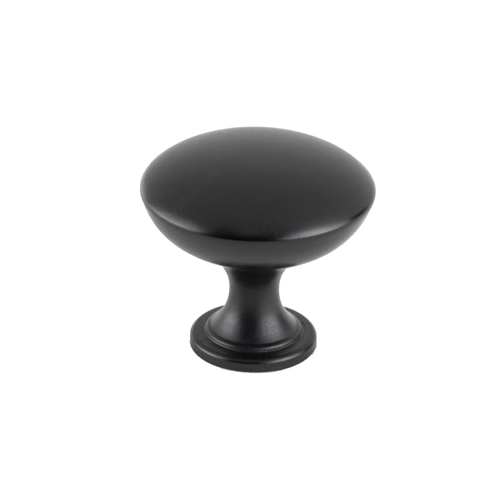 Boutons d'armoire en métal Copperfield noir 30 mm Pqt/10