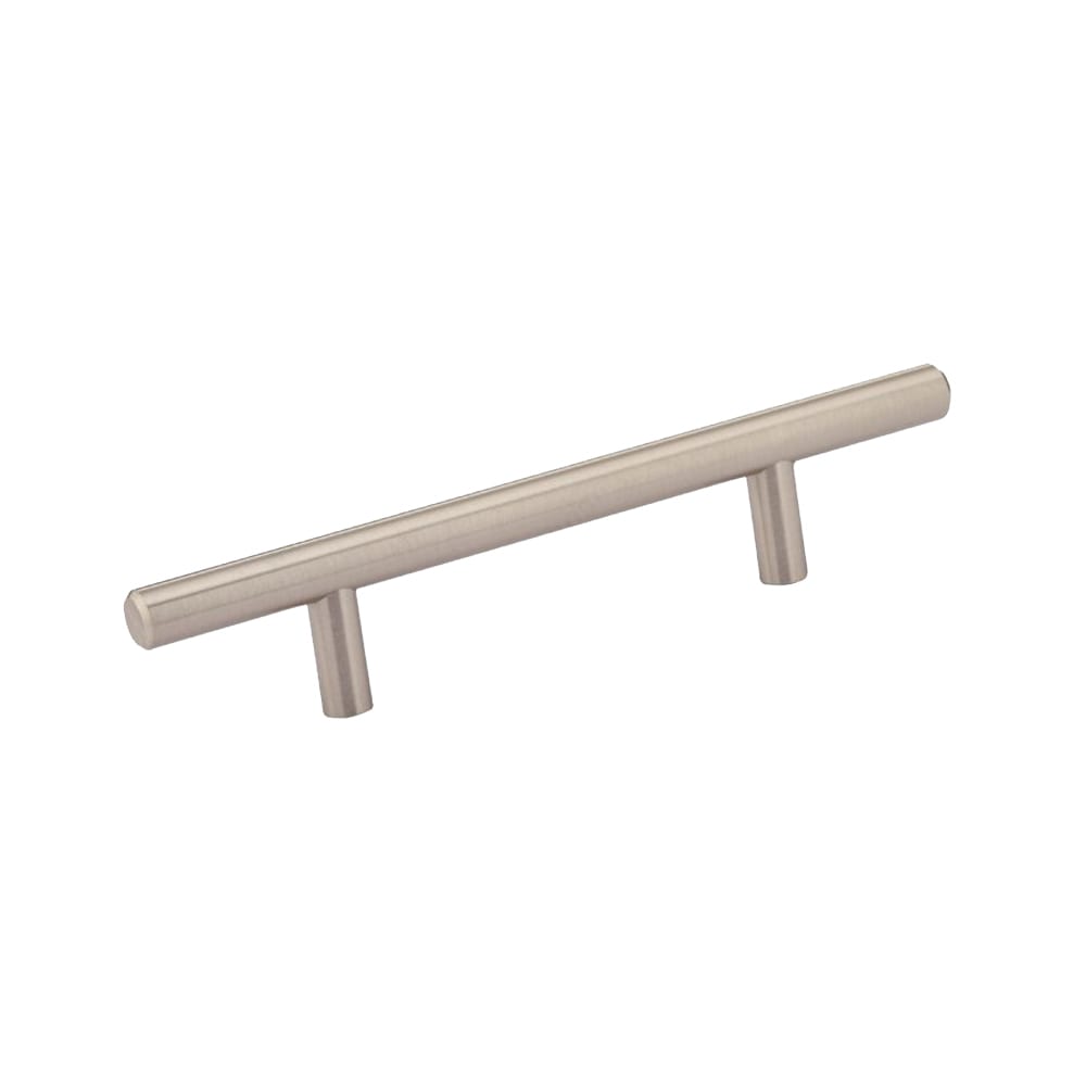 Poignées d'armoire en métal Washington nickel brossé 96 mm c/c Pqt/5