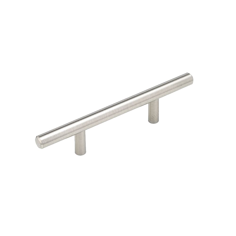 Poignées d'armoire en métal Washington nickel brossé 76 mm c/c Pqt/6