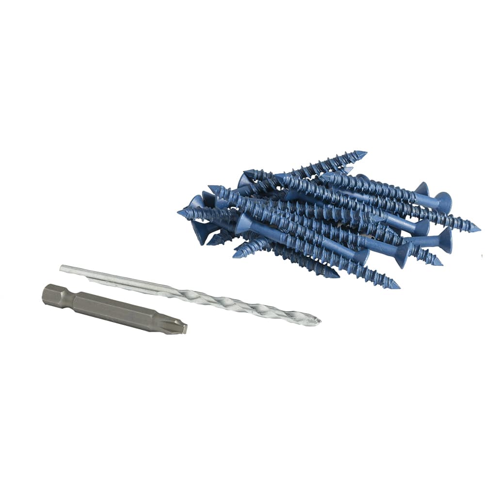 Vis à béton 3/16 po x 1 1/4 po T.P. Pqt/100