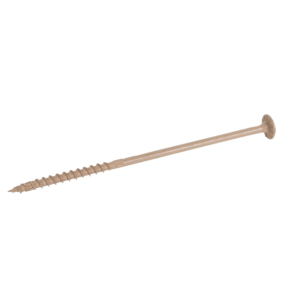 Vis à bois structurelle TIMBER DB 8 po T.P. tan unité