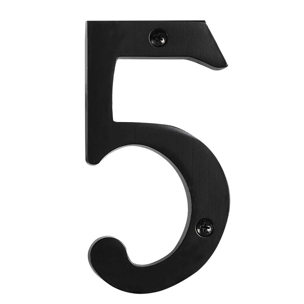 Distinction Number 5 Zinc Black 6 in.