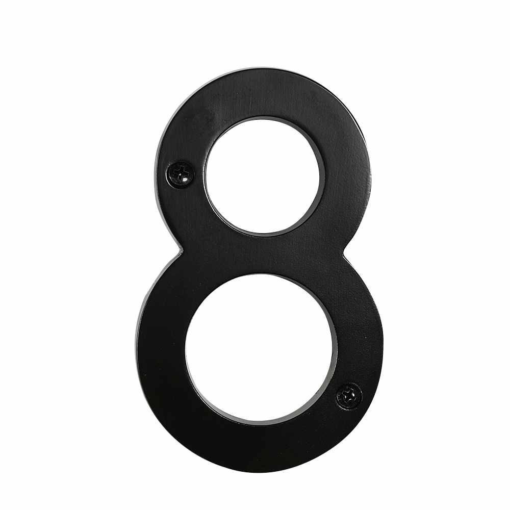 Distinction Number 8 Zinc Black 6 in.