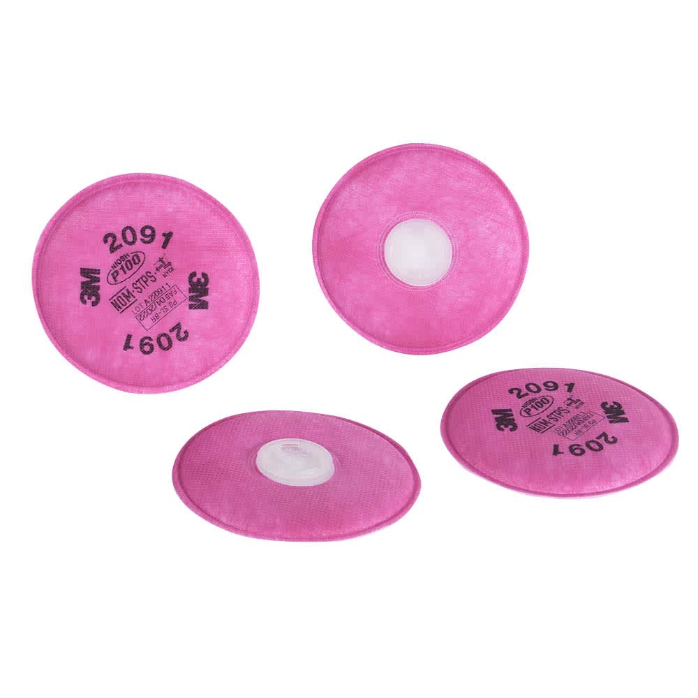 3M Protection Filters P100 for Respirator Mask Pkg/2