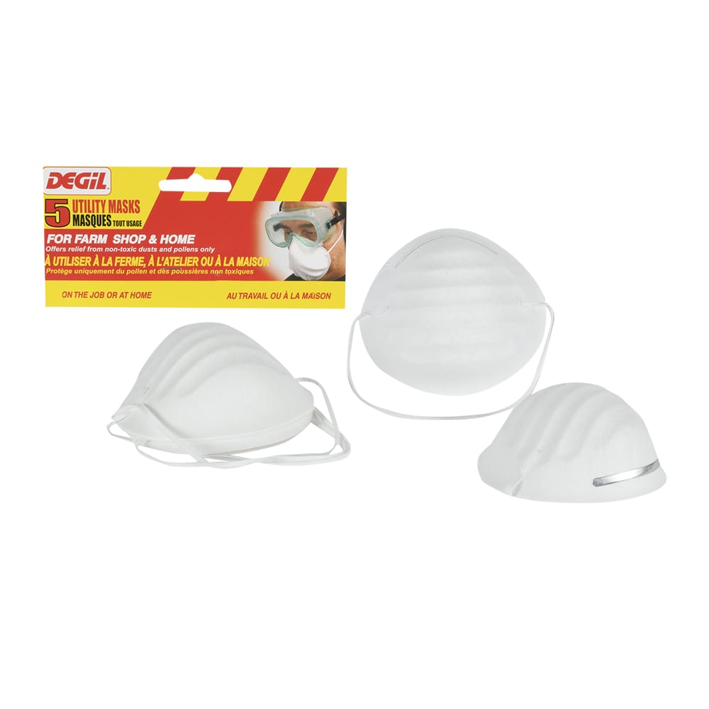 DEGIL Disposable Dust Masks Pkg/5