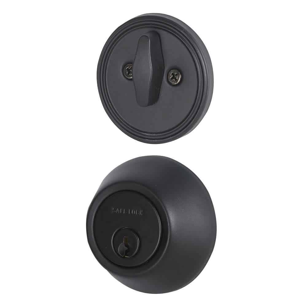 Serrure à pêne dormant simple noire