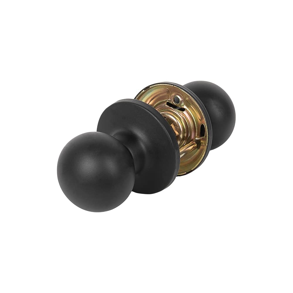 Poignée de porte de passage Regina noire