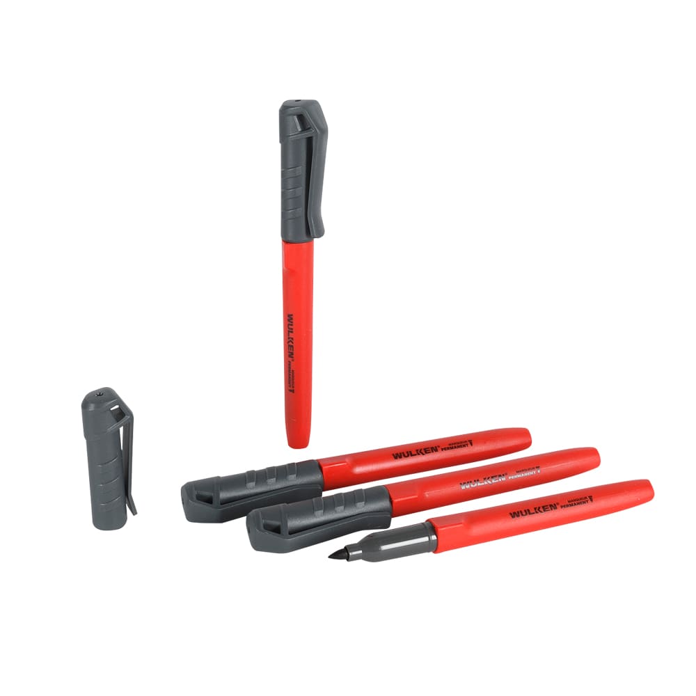 Crayons marqueurs permanents Pqt/4 WULKEN