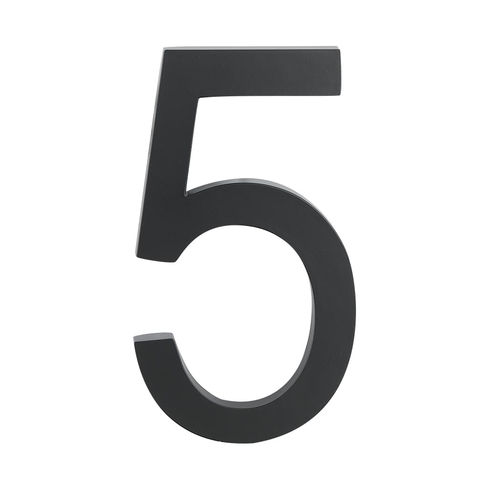 Elite Number 5 Cast Aluminum Black 10 in.