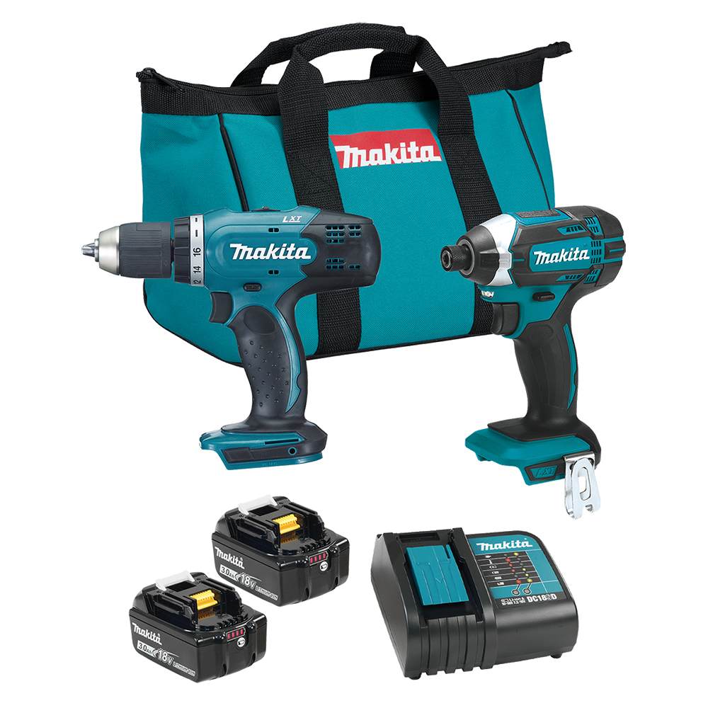 MAKITA 18 V Lithium-Ion Drill Driver & Impact Driver Set