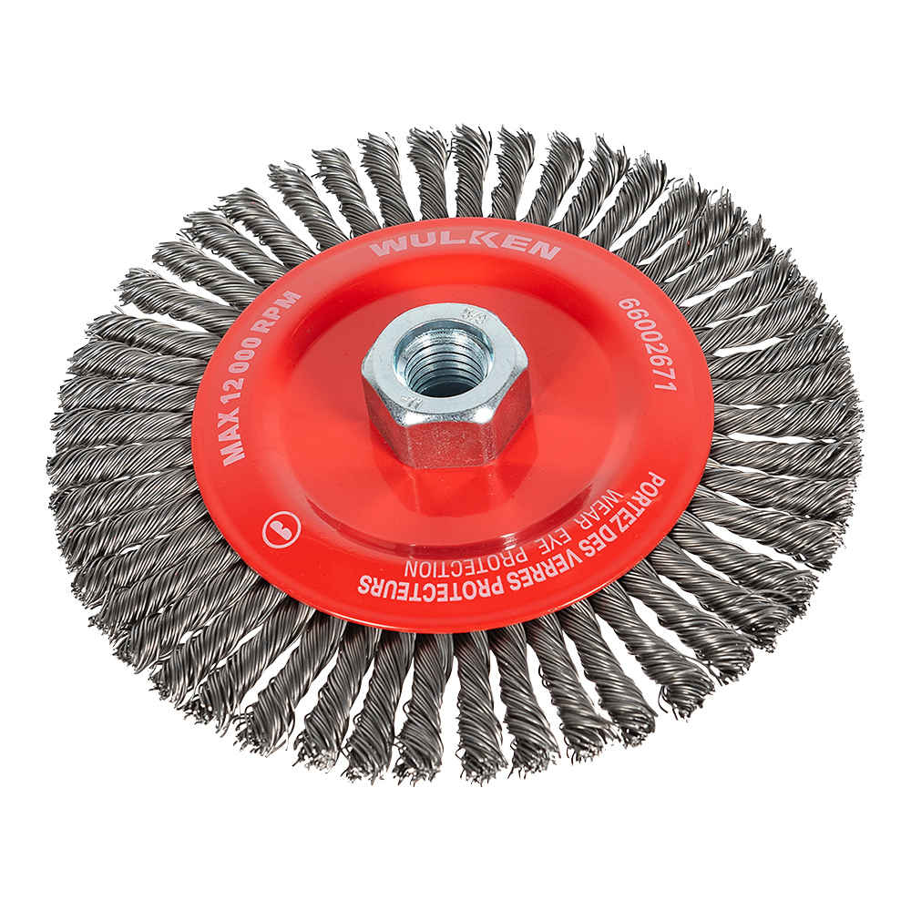 Roue à fils torsadés pour rectifieuses 6 po WULKEN