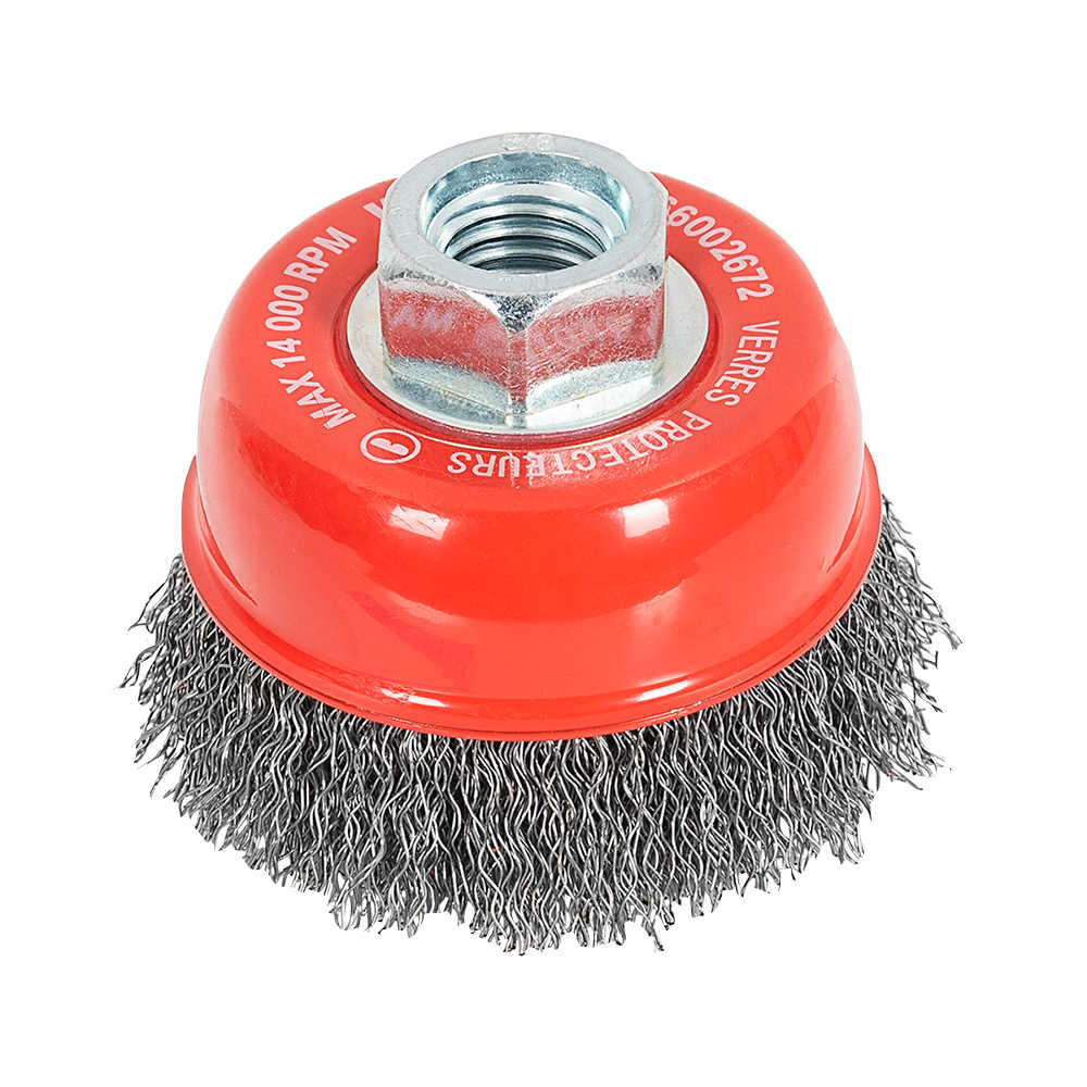 Brosse à fils crêpés pour rectifieuses 2 3/4 po WULKEN