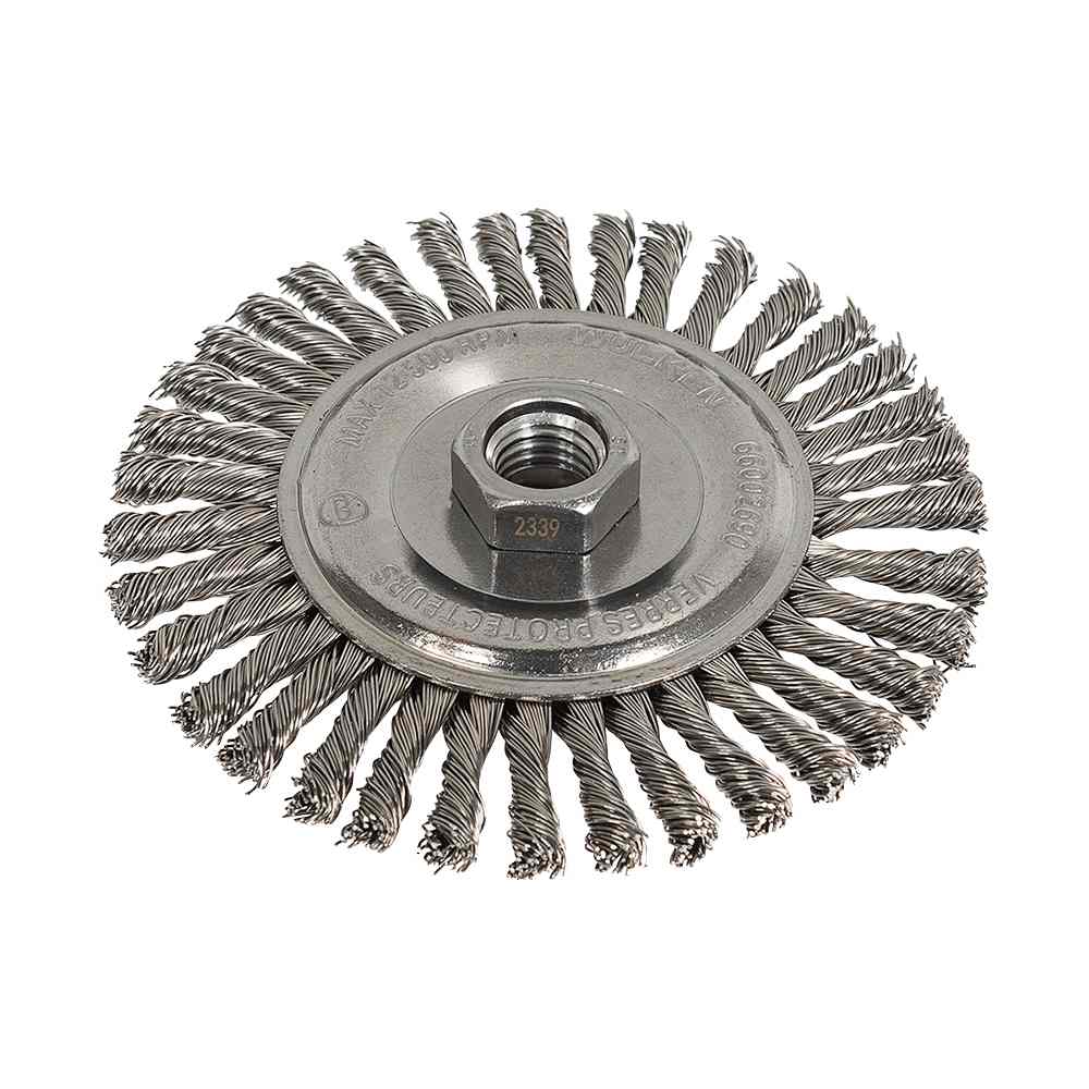 Roue à fils torsadés pour rectifieuses 5 po WULKEN ELITE