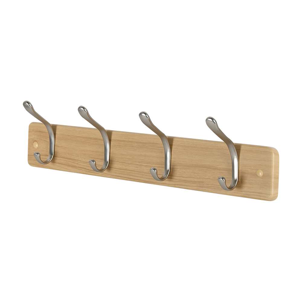 VERTUO 4-Hook Wall Mount Coat Rack 17 3/4 in.