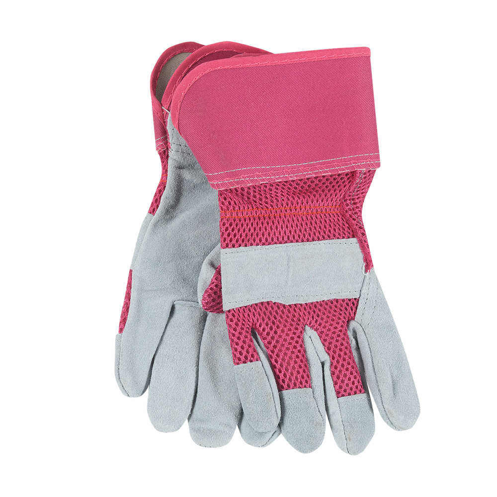Gants de jardinage en cuir pour femmes moyen