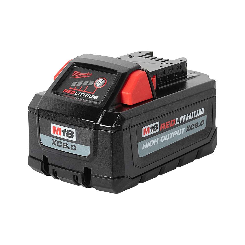 MILWAUKEE High Output Battery Pack REDLITHIUM XC 18 V 6.0 Ah