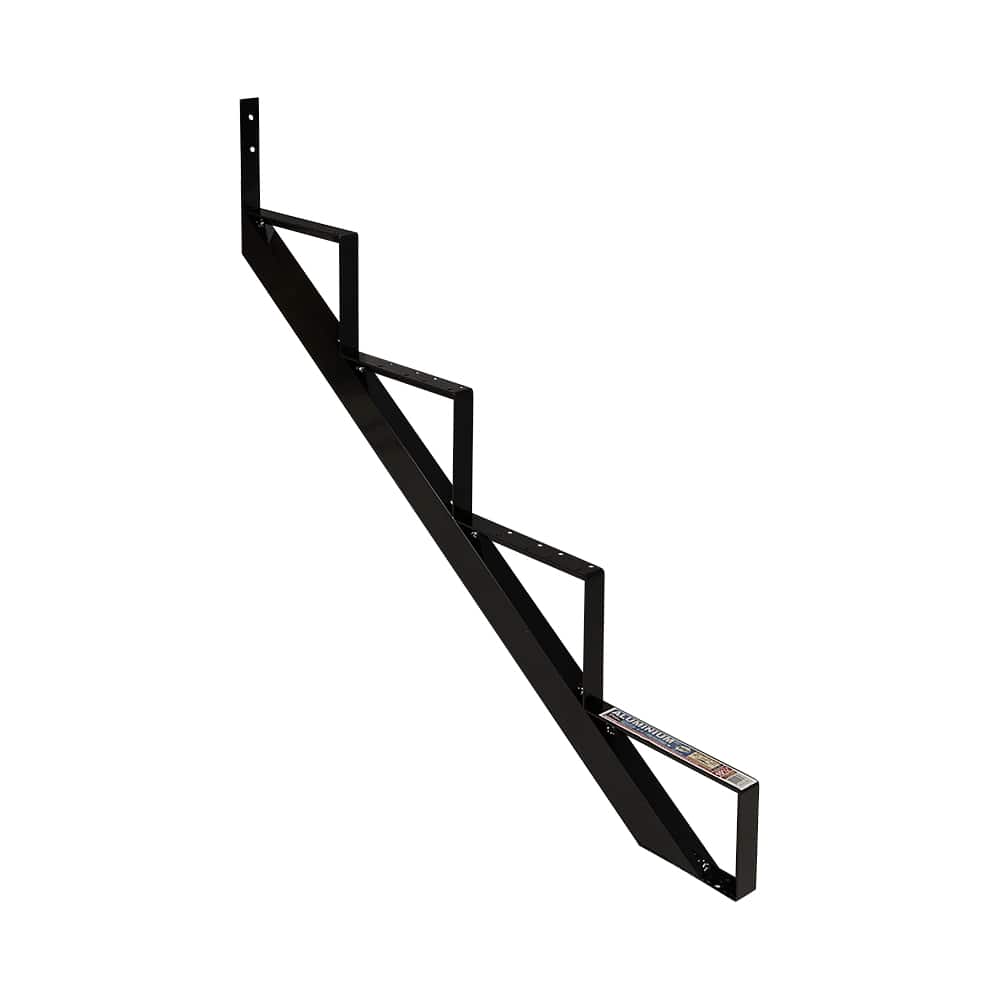 Limon d'escalier en aluminium noir 4 marches Collection 11. PYLEX