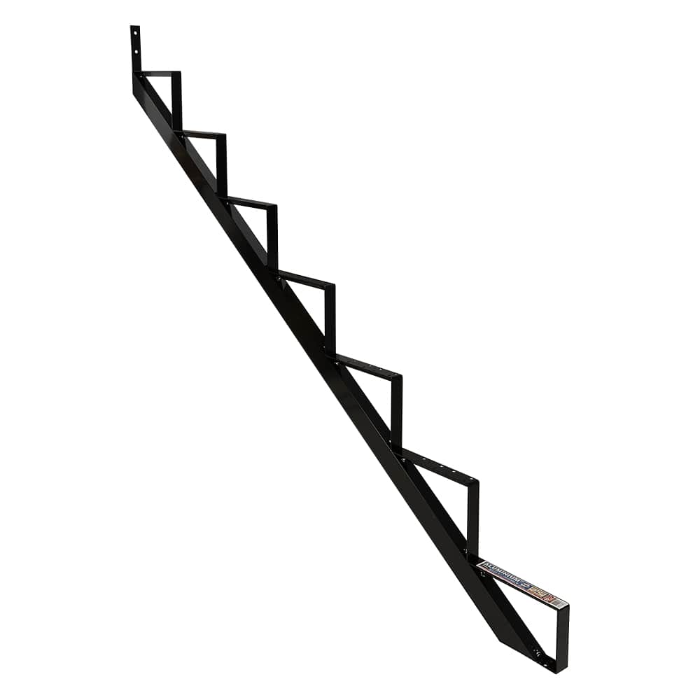 Limon d'escalier en aluminium noir 7 marches Collection 11. PYLEX