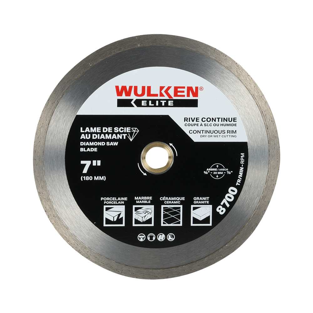 Lame au diamant 7 po  à rive continue WULKEN ELITE