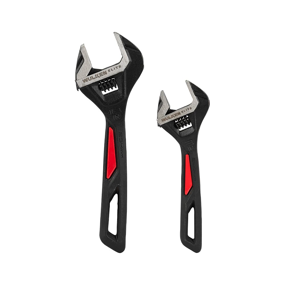 WULKEN ELITE Ajustable Wrenches 8 in. and 10 in. Set/2