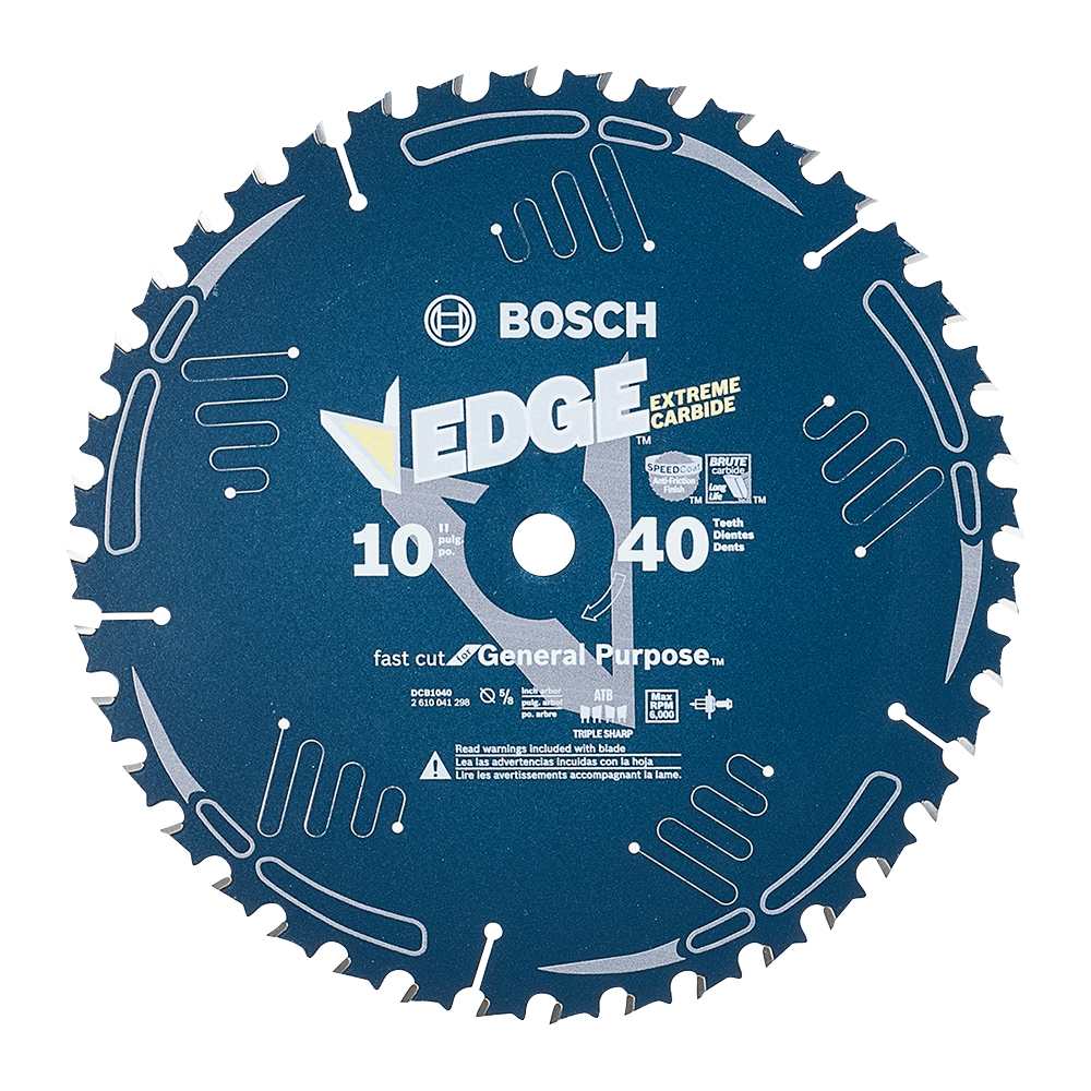 Framing Circular Saw Blade 10 in. 40 Teeth
