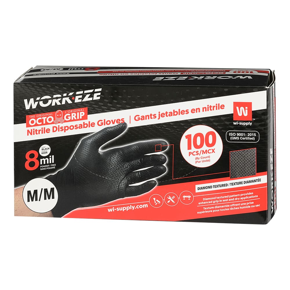 Disposable Nitrile Gloves Medium Pkg/100