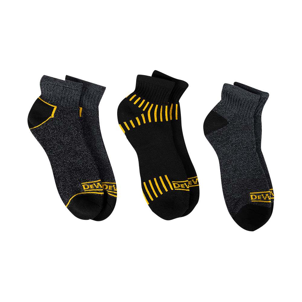 DEWALT Short Work Socks Large Pkg/3