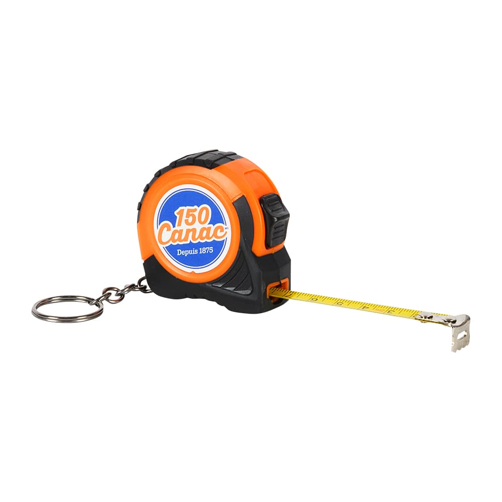 Key Chain Tape Measure 6 ft. Canac 150th