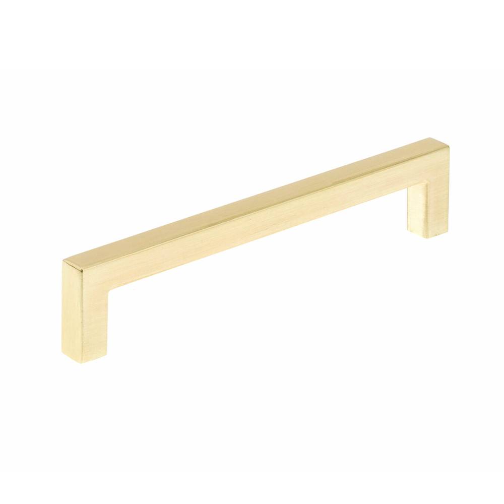 Landon Aluminum Cabinet Handle Satin Brass  128 mm c/c